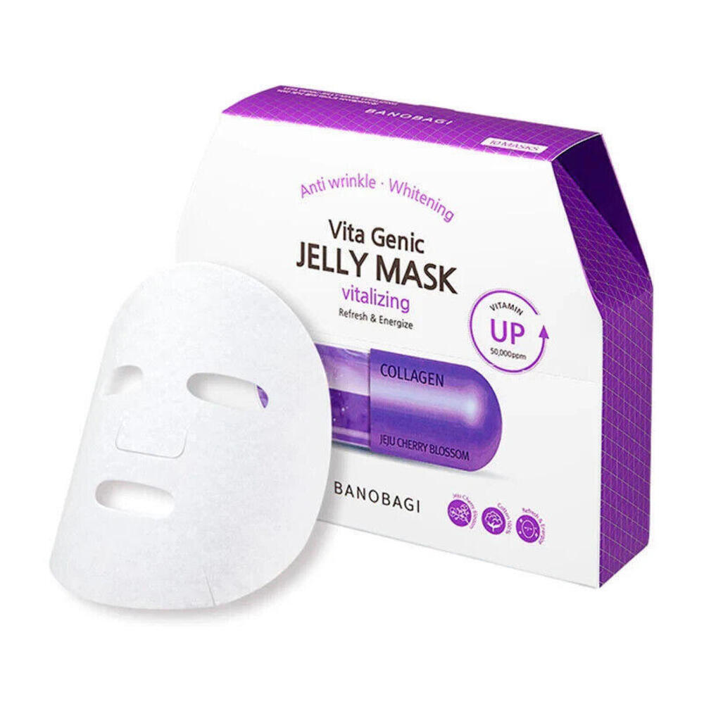 Banobagi Vita Genic Jelly Sheet Mask Vitalizing 30ml 10 Pack Anti-Aging Brighten